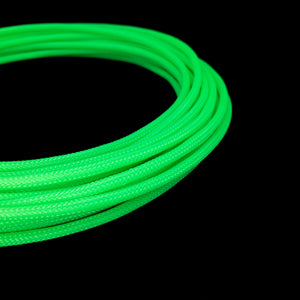 PET Cable Braided Sleeve - Acid Green