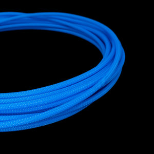 PET Cable Braided Sleeve - Blue - 5/32in (4mm)