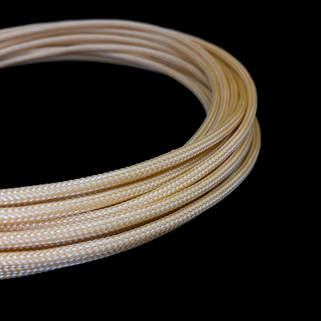 PET Cable Braided Sleeve - Gold - 5/32in (4mm)